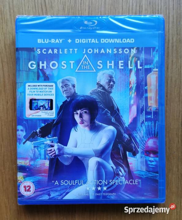 Ghost in the Shell Bluray En 2017 Scarlett Blu-ray łódzkie Parzęczew