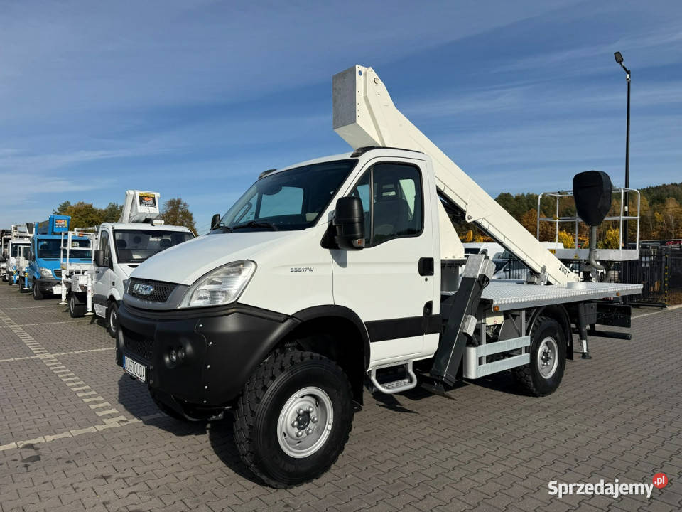 Iveco Daily 55S17W 4x4 Zwyżka 20m GSR E200TE4 Widełki