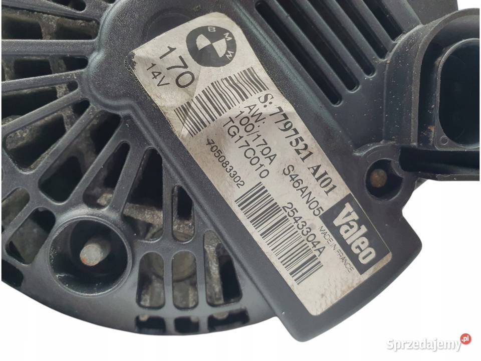 ALTERNATOR BMW E60 E61 25D 525d M57D25 7797521 Układ elektryczny silnika Chełm sprzedam