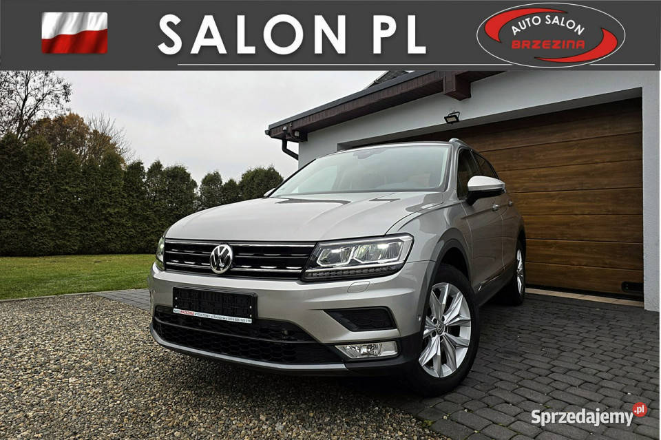 Volkswagen Tiguan serwis ASO automat 4x4 hak II nieuszkodzony Samochody osobowe śląskie Rydułtowy