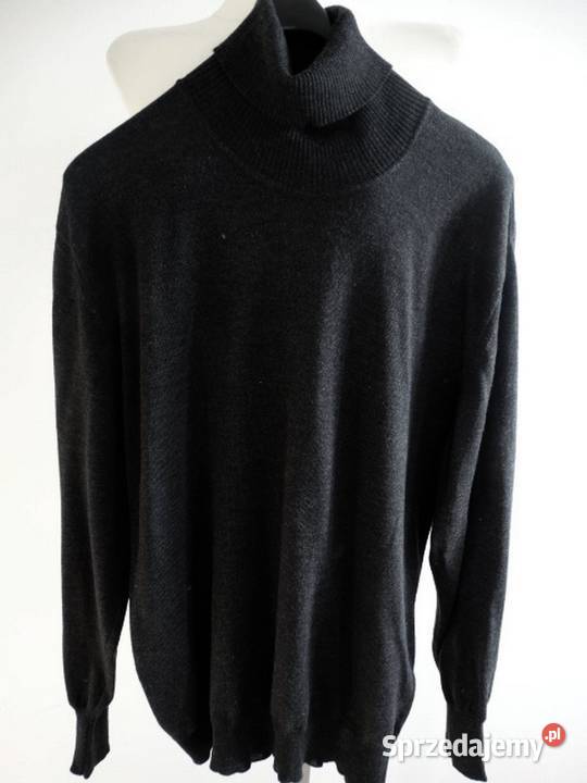 Sweter z Golfem Wełniany 100 Wełna Merino Fine sprzedam