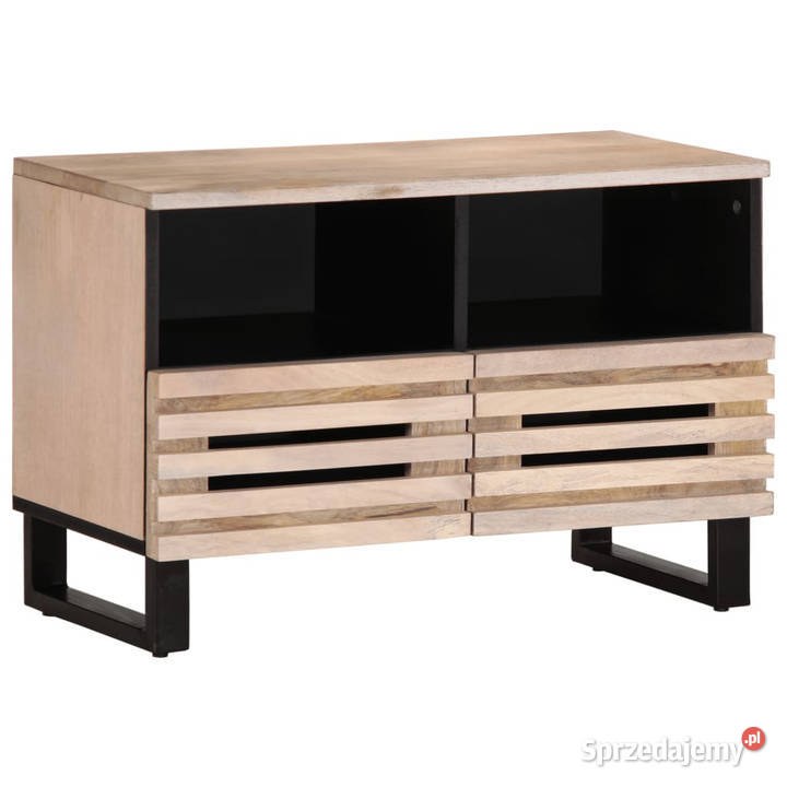 Szafka pod telewizor biała 70x34x46 lite drewno Warszawa