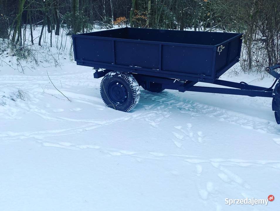 Przyczepa ogrodowa 2 tonowa kiprowana na 3 Olkusz sprzedam