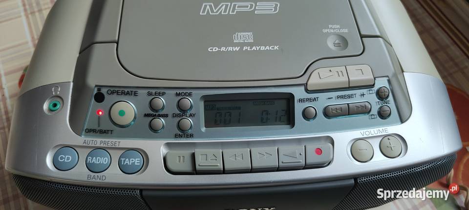 Radiomagnetofon SONY CFDSO3 CPL Sprawne Kielce