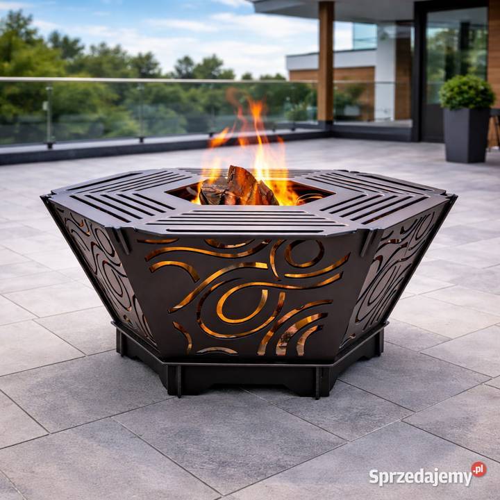 Palenisko ogrodowe PREMIUM 3 mm grill ruszt 7575 Sączów