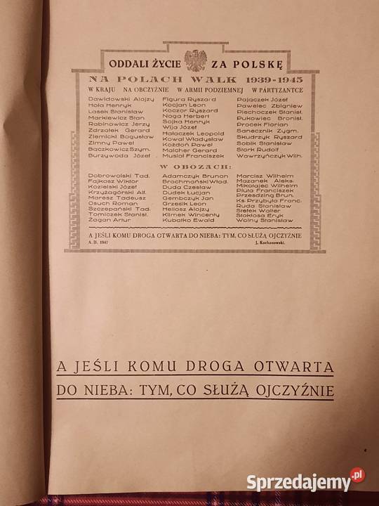 Stara Księga Pamiątkowa Gimnazjum i Liceum w śląskie Gliwice