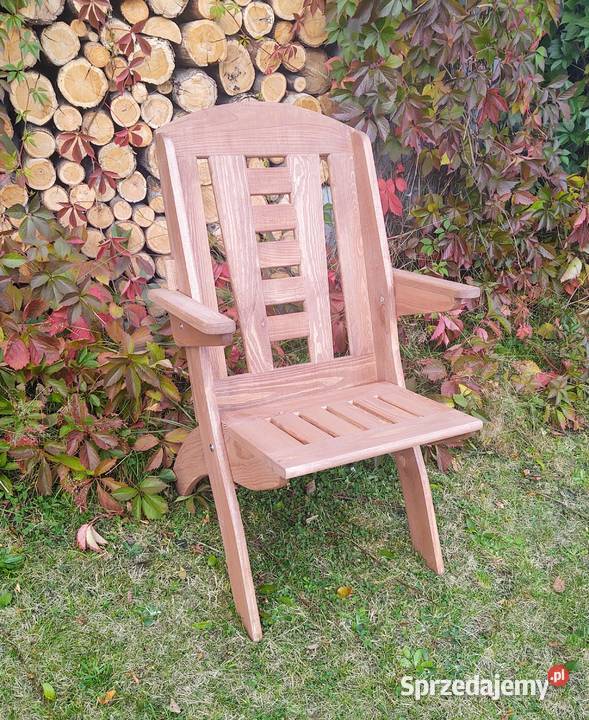 Meble ogrodowe drewniane składane typ X lamel 8 śląskie Kalety