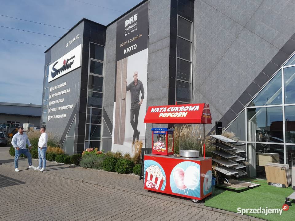 Wata cukrowa popcorn stoisko na Twoje wydarzenie Piła