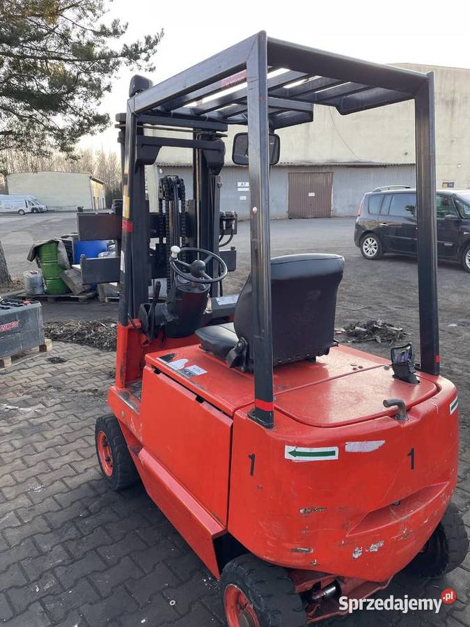 Linde E16P elektryczny maszt z wolnym skokiem