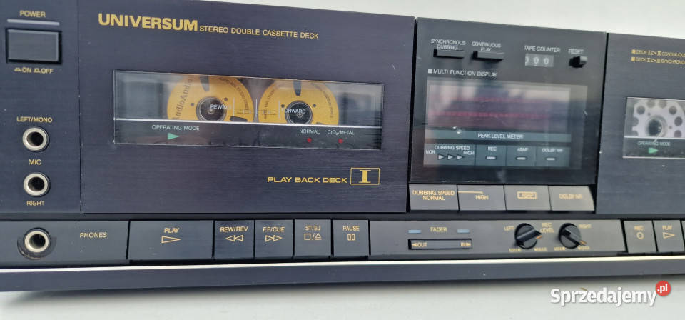 Magnetofon Universum C4386 Stereo Cassette Deck Międzychód