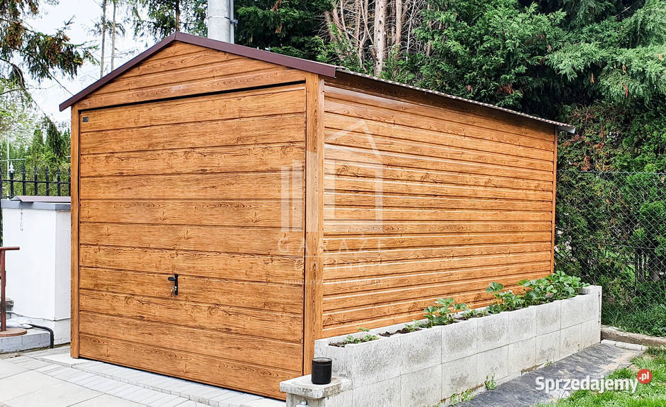 GARAŻ BLASZANY 3m x 6m dwuspadowy Brama samodzielny małopolskie