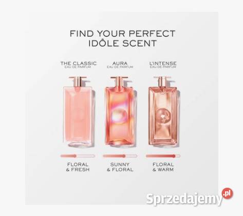 Perfumy damskie Idole Lancome cytrusowe kwiatowe podlaskie Białystok