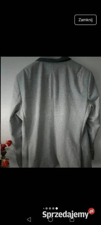 Marynarka szara o kroju męskim Pinterest Old