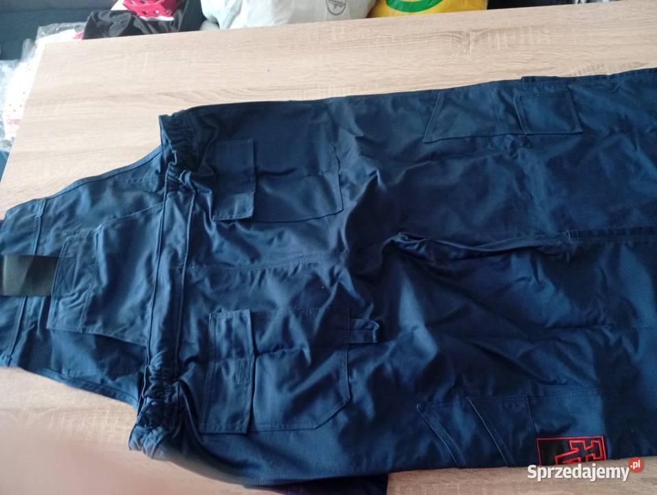 Spodnie robocze ogrodniczki męskie niebieski Pozostałe Odzież i bielizna męska Szczecin