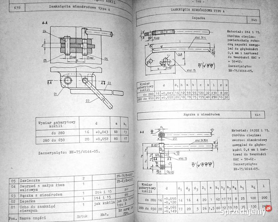 Materiały do projektowania oprzyrządowania Rok wydania 1988 Pozostałe