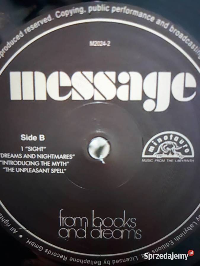 Z wykopalisk hard prog rocka MESSAGE From Books Rzeszów