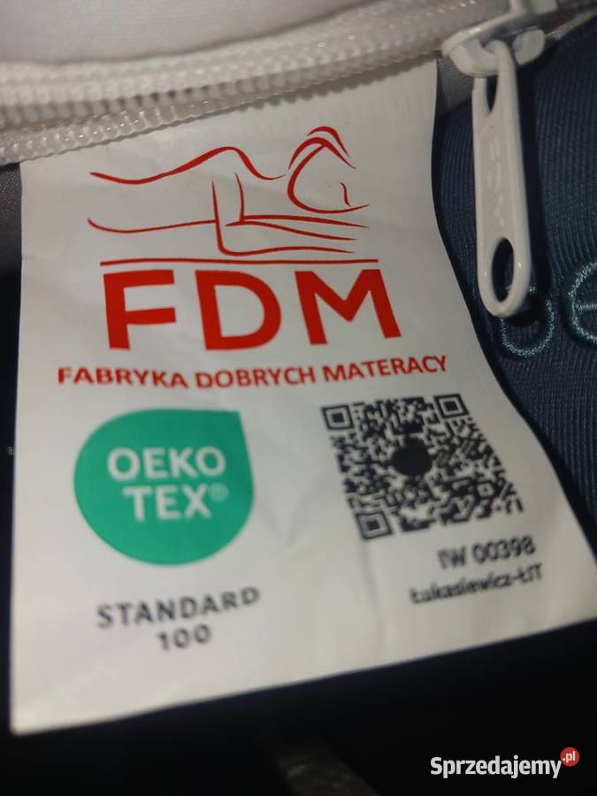 Łóżko drewniane rama ze stelażem materac FDM 205cm Otwock