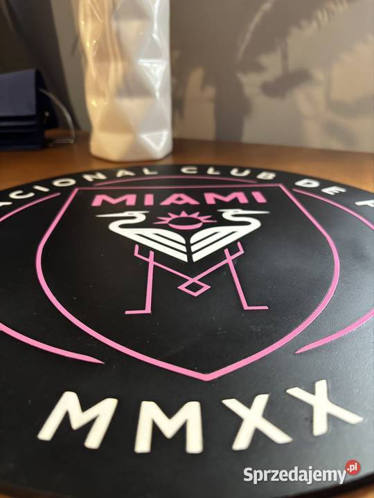 Logo na ścianie MIAMI piłka nożna Gdańsk