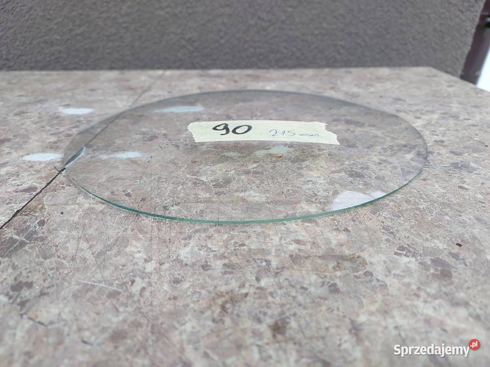 90 Szkło szyba wypukła starego zegara 215mm pomorskie