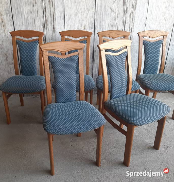 krzesła komplet 6 sztuk 344