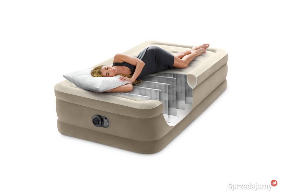 Materac Dmuchany Jednoosobowy Łóżko do Spania z Poznań