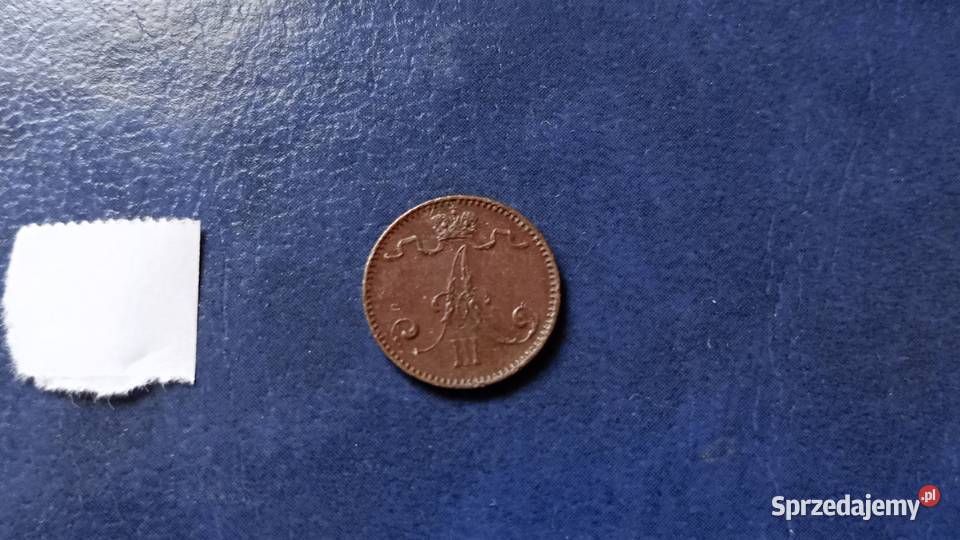 Stare monety 1 penni 1893 Finlandia Lesko