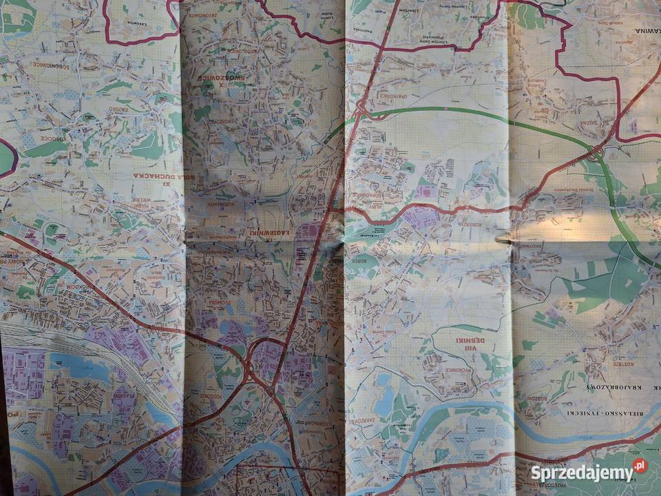 Kraków 122 000 plan miasta