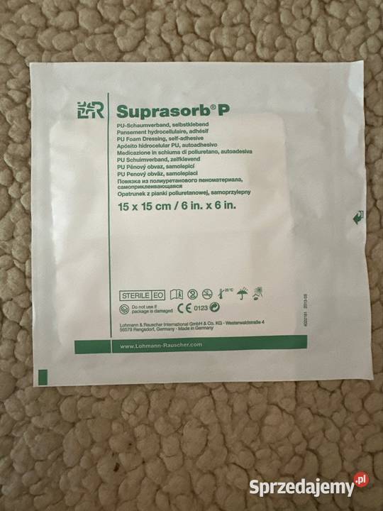 Opatrunek piankowy SUPRASORB P Adhesive 15 x 15 Zabrze