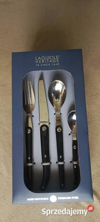 Zestaw sztućców 6 osób komplet 24 sztućce Przybory kuchenne dolnośląskie Ząbkowice Śląskie