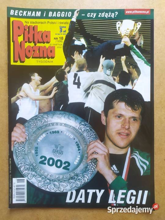 Tygodnik Piłka Nożna rocznik 2002 łódzkie Łódź