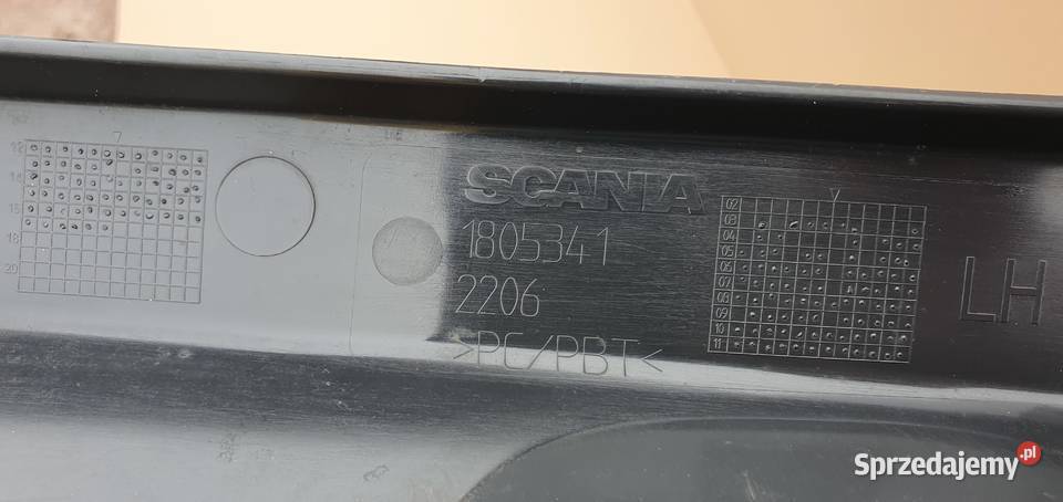 SCANIA MASKOWNICA STOPNIA GÓRNEGO LEWA 1805341 Bieleń sprzedam