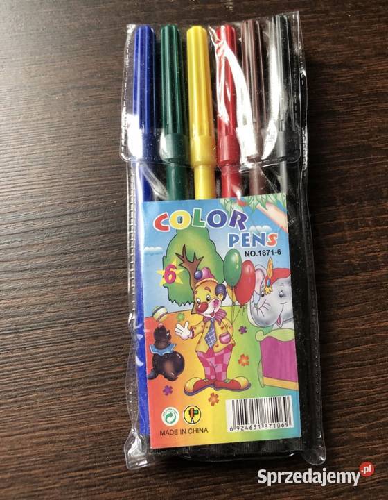 Mazaki 6 kolorów Artykuły szkolne Siemiatycze