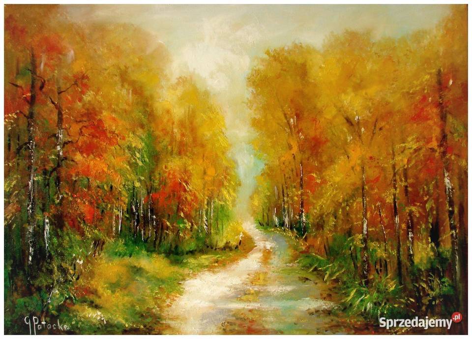 Aleja obraz olejny 7050 Błonie