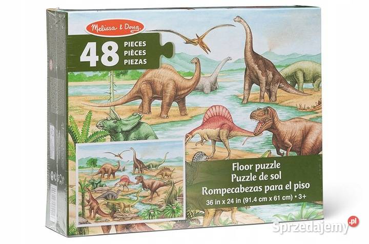 Dinozaury Puzzle Dzieci 48 el Układanka Książ Wielkopolski