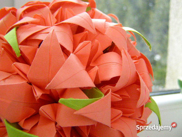 Kula kwiatowa origami mazowieckie