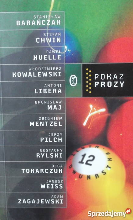 POKAZ PROZY BARAŃCZAK CHWIN LIBERA TOKARCZUK Olsztyn