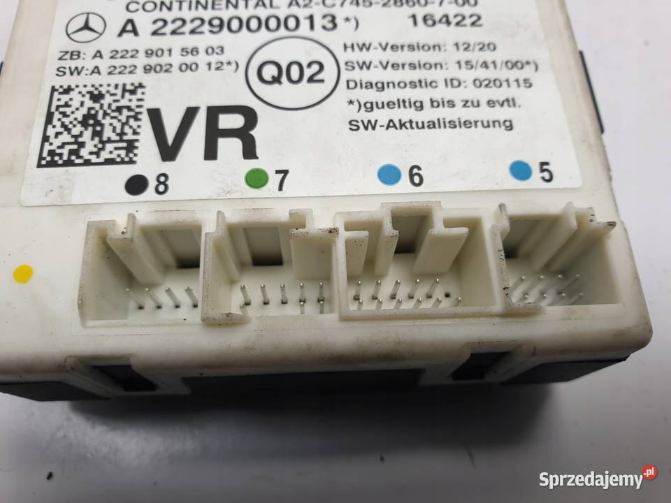 Mercedes A205 W205 STEROWNIK DRZWI moduł Rudka