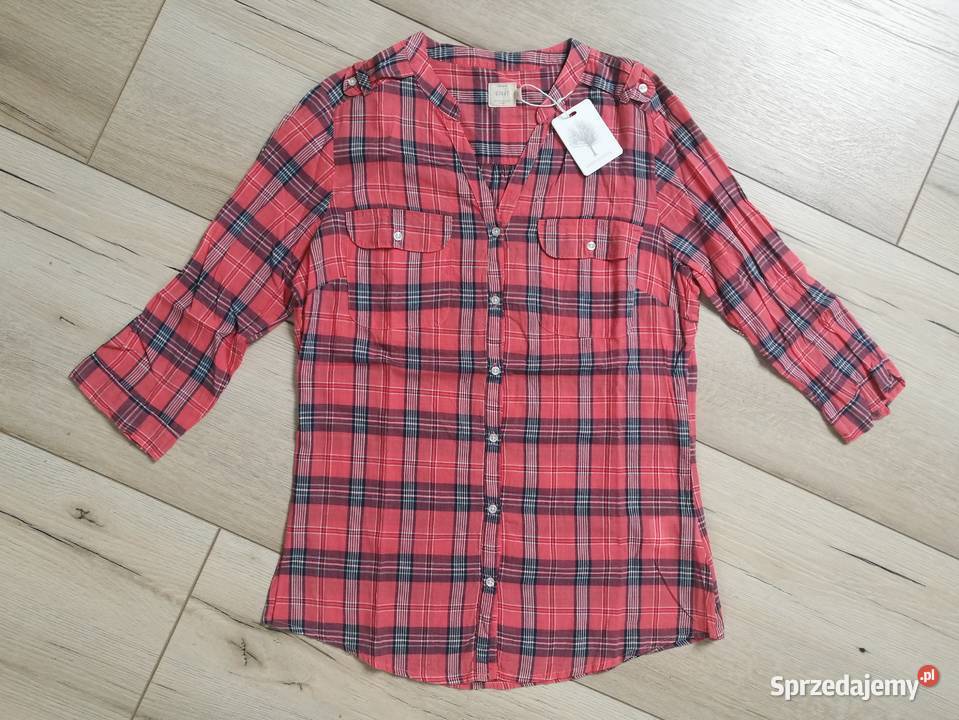 Nowa damska bluzka z kreszowanej bawełny Dębica