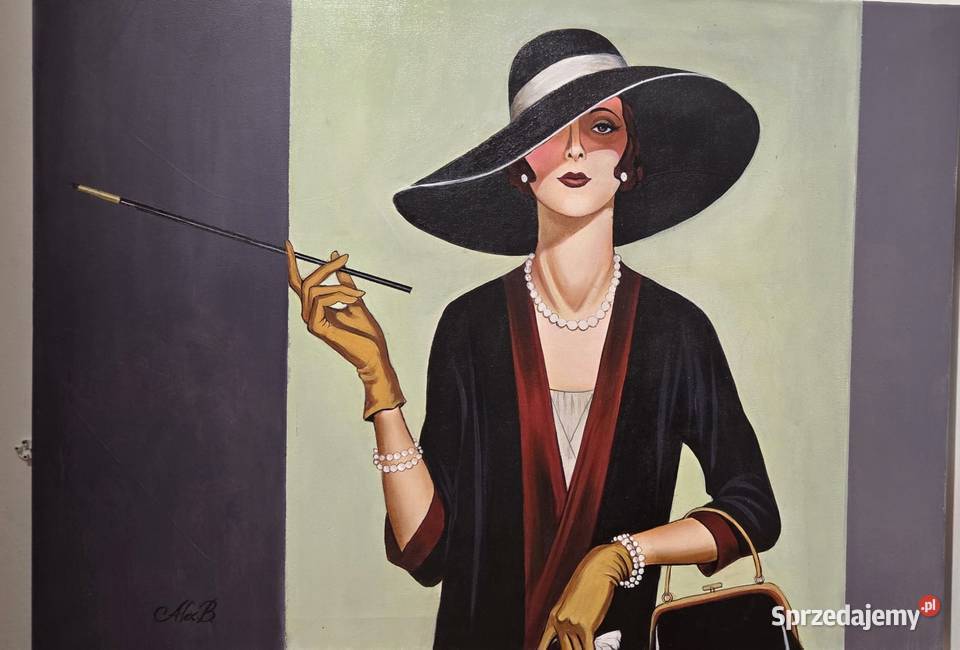 Obraz ręcznie malowany z certyfikatem Godów sprzedam