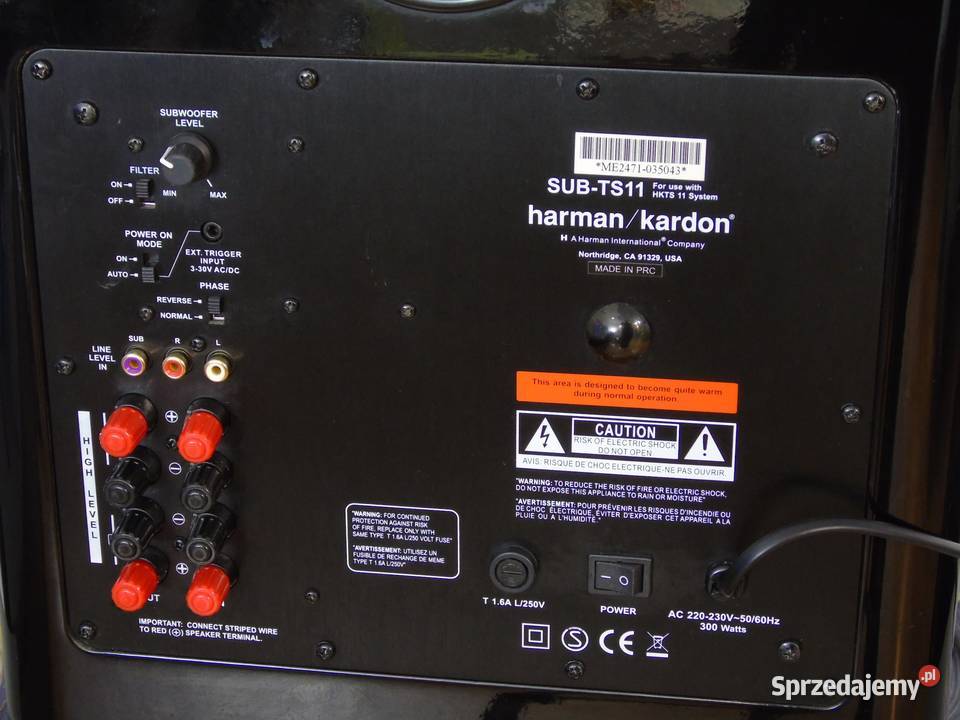 Sub aktywny Harman KardonTS11 potężny dźwięk Jasło sprzedam