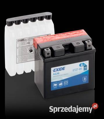 Akumulator motocyklowy 6Ah 100A EXIDE ETZ7BS mazowieckie