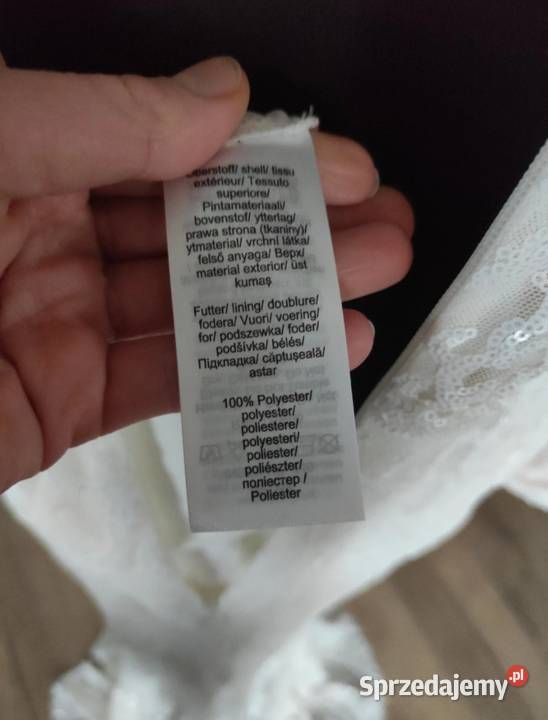 Suknia ślubna 48 4XL Bonprix biała Suwałki