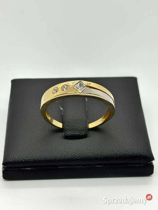 Nowy Złoty pierścionek pr 585 241g Rozmiar 20 złoto Elbląg