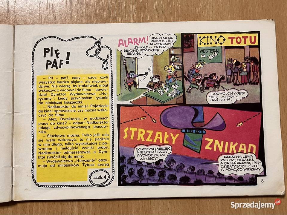 Tytus Romek i ATomek Księga IX Tytus na Dzikim Komiksy Grudziądz