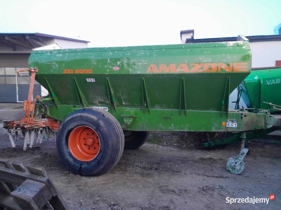 Rozsiewacz wapna Amazone ZG 8000 wielkopolskie Sadogóra