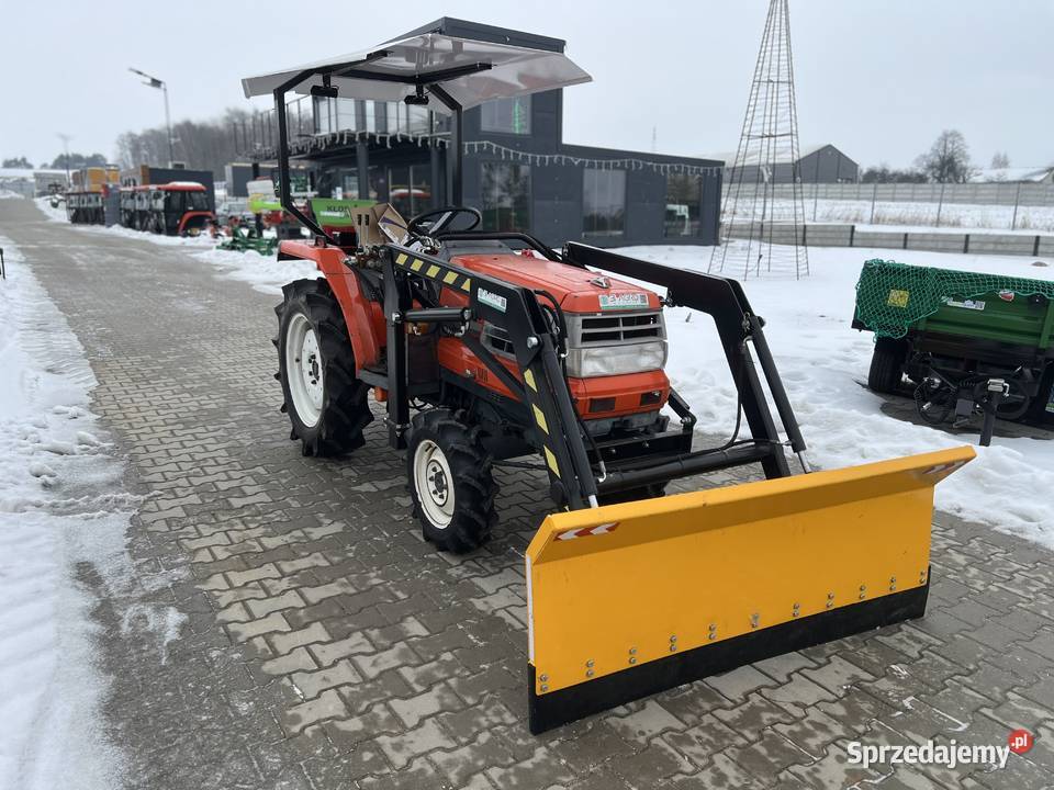 Mini Traktorek KUBOTA GL23 z TURem i łyżką pług