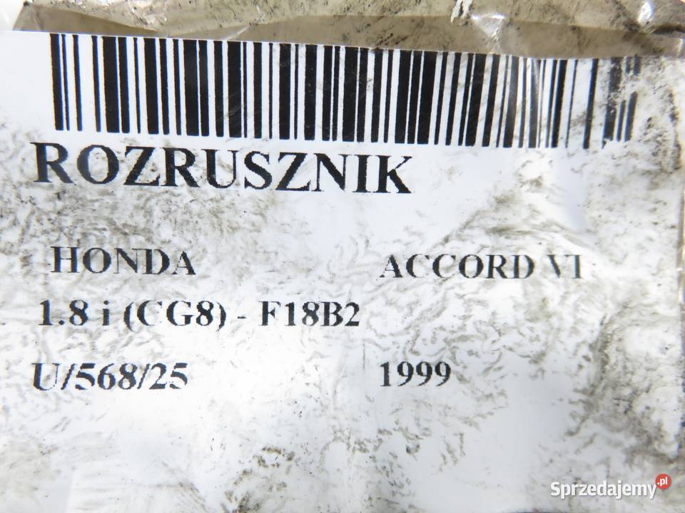 ROZRUSZNIK HONDA ACCORD VI 18 i CG8 F18B2 osobowe małopolskie