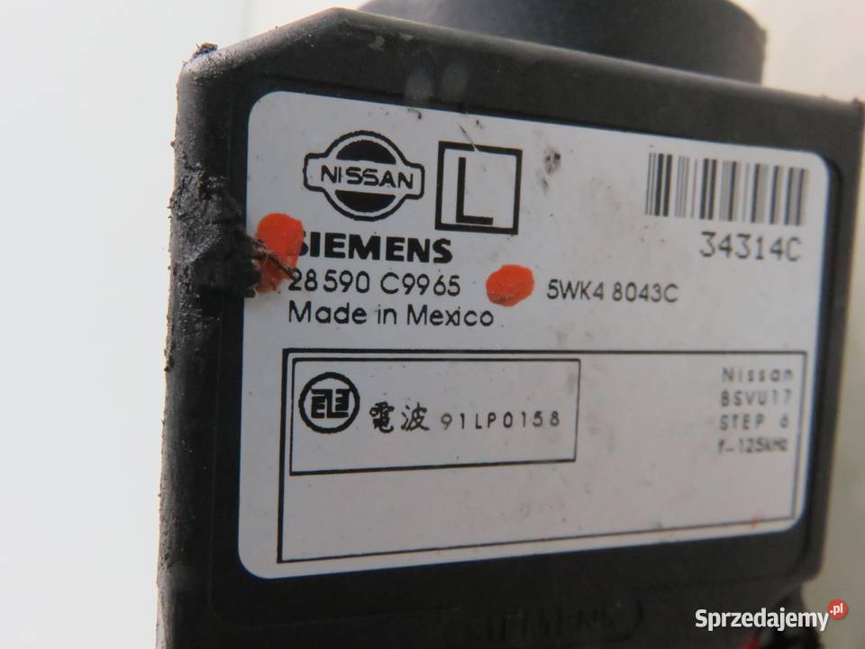 STACYJKA NISSAN MURANO I 28590C9965 osobowe