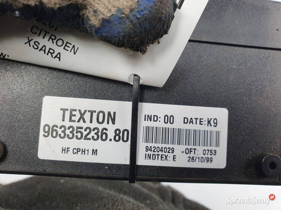 MODUŁ CITROEN XSARA 9633523680 Lipno sprzedam