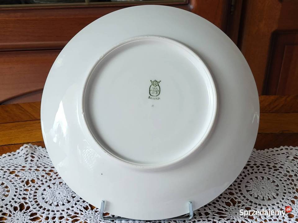 Paul Muller talerz z owocami z 1920 pomorskie Gdańsk